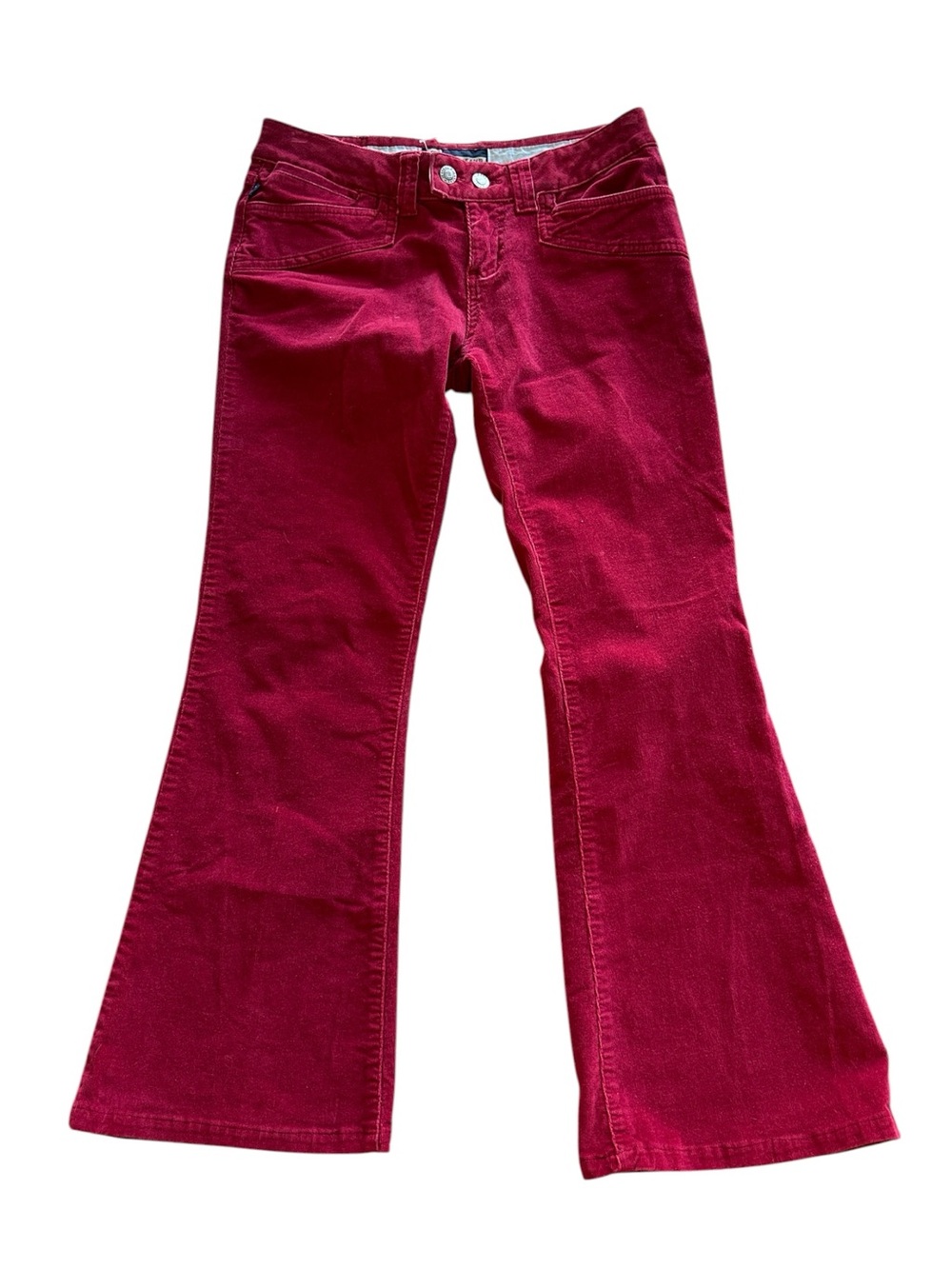 Y2K low rise snap over closure bell bottom jeans LP Jeans